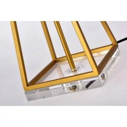 Abigale 27 in. 1-Light Indoor Aged Brass Table Lamp with Light Kit by Warehouse of Tiffany -Warehouse of Tiffany Shop aged brass warehouse of tiffany desk lamps mt54 1 44 1000