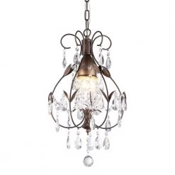 Maleficent 1-Light Antique Bronze Chandelier by Warehouse of Tiffany -Warehouse of Tiffany Shop antique bronze warehouse of tiffany chandeliers rl8052 c3 1000