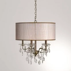 Scott 5-Light Antique Bronze Chandelier with Shade by Warehouse of Tiffany -Warehouse of Tiffany Shop antique bronze warehouse of tiffany chandeliers rl8072 1d 1000