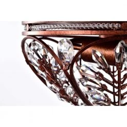 Jacira 52 in. 2-Light Indoor Antique Copper Finish Chandelier with Light Kit by Warehouse of Tiffany -Warehouse of Tiffany Shop antique copper warehouse of tiffany ceiling fans with lights aw01w01ac 76 1000