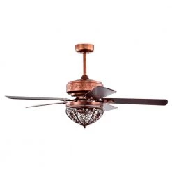 Jacira 52 in. 2-Light Indoor Antique Copper Finish Chandelier with Light Kit by Warehouse of Tiffany -Warehouse of Tiffany Shop antique copper warehouse of tiffany ceiling fans with lights aw01w01ac c3 1000