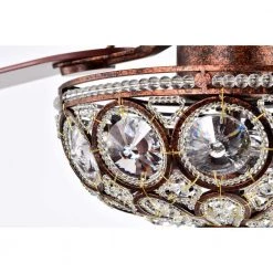 Jasiah 52 in. 3-Light Indoor Antique Copper Finish Ceiling Fan with Light Kit by Warehouse of Tiffany -Warehouse of Tiffany Shop antique copper warehouse of tiffany ceiling fans with lights ay09y09ac 76 1000