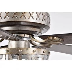 Emani 52 in. 3-Light Indoor Antique Silver Ceiling Fan with Light Kit and Remote by Warehouse of Tiffany -Warehouse of Tiffany Shop antique silver warehouse of tiffany ceiling fans with lights ay03y03as 44 1000