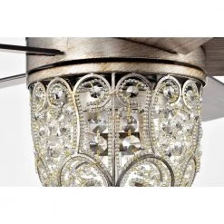 Jaxen 52 in. 2-Light Indoor Antique Silver Ceiling Fan with Light Kit and Remote by Warehouse of Tiffany -Warehouse of Tiffany Shop antique silver warehouse of tiffany ceiling fans with lights ay07y07as fa 1000