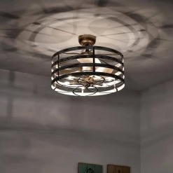 Ketill 24.6 in. Indoor Silver Finish Ceiling Fan with Light Kit and Remote Control Included by Warehouse of Tiffany 18 Ketill 24.6 in. Indoor Silver Finish Ceiling Fan with Light Kit and Remote Control Included by Warehouse of Tiffany -Warehouse of Tiffany Shop antique silver warehouse of tiffany ceiling fans with lights dw01w13wn 4f 1000