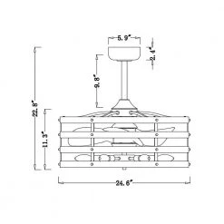 Ketill 24.6 in. Indoor Silver Finish Ceiling Fan with Light Kit and Remote Control Included by Warehouse of Tiffany 17 Ketill 24.6 in. Indoor Silver Finish Ceiling Fan with Light Kit and Remote Control Included by Warehouse of Tiffany -Warehouse of Tiffany Shop antique silver warehouse of tiffany ceiling fans with lights dw01w13wn c3 1000