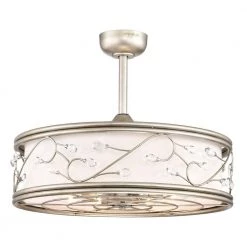 Thane 25 in. 6-Light Indoor Antique Silver Ceiling Fan with Light Kit by Warehouse of Tiffany -Warehouse of Tiffany Shop antique silver warehouse of tiffany ceiling fans with lights dw01w51cs c3 1000