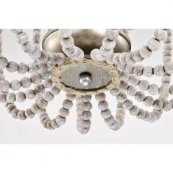 Marena 15 in. 3-Light Indoor Antique Silver Flush Mount Ceiling Light with Light Kit by Warehouse of Tiffany -Warehouse of Tiffany Shop antique silver warehouse of tiffany flush mount lights imc841 3 1d 1000