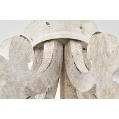 Photina 20 in. 4-Light Indoor Antique White Finish Semi-Flush Mount Chandelier with Light Kit by Warehouse of Tiffany -Warehouse of Tiffany Shop antique white warehouse of tiffany flush mount lights imp301e 6 44 1000