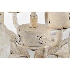 Photina 20 in. 4-Light Indoor Antique White Finish Semi-Flush Mount Chandelier with Light Kit by Warehouse of Tiffany -Warehouse of Tiffany Shop antique white warehouse of tiffany flush mount lights imp301e 6 76 1000