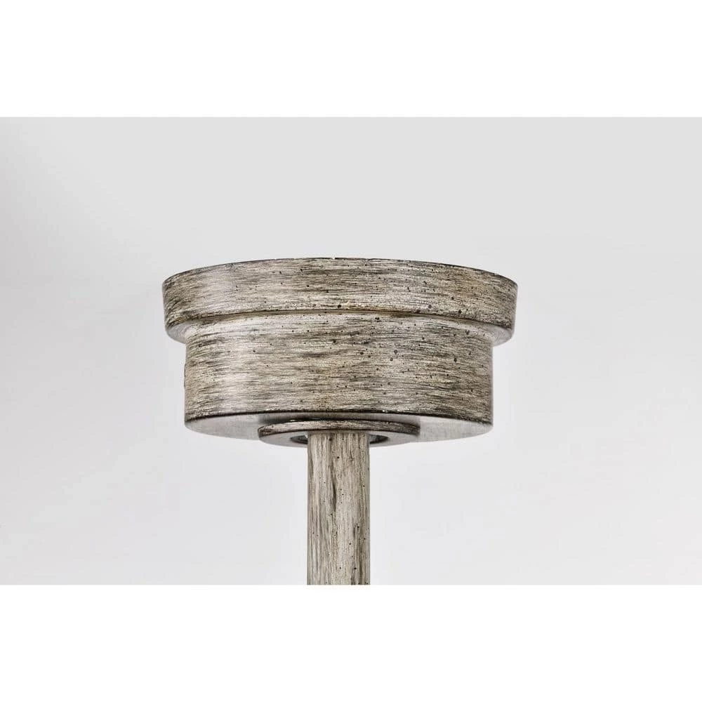 Olivia 52 in. 3-Light Indoor Beige Faux Wood Grain Finish Ceiling Fan with Light Kit by Warehouse of Tiffany 8 Olivia 52 in. 3-Light Indoor Beige Faux Wood Grain Finish Ceiling Fan with Light Kit by Warehouse of Tiffany - Image 6