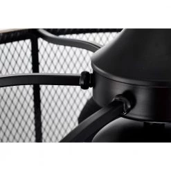 Merdan 24 in. Indoor Black and Brown Finish Ceiling Fan with Light Kit and Remote Included by Warehouse of Tiffany -Warehouse of Tiffany Shop black and brown warehouse of tiffany ceiling fans with lights dw01w12ib a0 1000