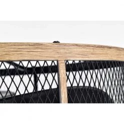 Merdan 24 in. Indoor Black and Brown Finish Ceiling Fan with Light Kit and Remote Included by Warehouse of Tiffany -Warehouse of Tiffany Shop black and brown warehouse of tiffany ceiling fans with lights dw01w12ib c3 1000