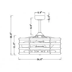 Ofra 24.6 in. Indoor Black and Gold Ceiling Fan with Light Kit and Remote Included by Warehouse of Tiffany 17 Ofra 24.6 in. Indoor Black and Gold Ceiling Fan with Light Kit and Remote Included by Warehouse of Tiffany -Warehouse of Tiffany Shop black and gold warehouse of tiffany ceiling fans with lights dw01w13bg 77 1000