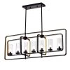 Belline 10.2 in. 7-Light Indoor Black Chandelier by Warehouse of Tiffany -Warehouse of Tiffany Shop black and gold warehouse of tiffany chandeliers hm107 7 64 1000