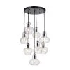 Beveen 8-Light Black Pendant by Warehouse of Tiffany -Warehouse of Tiffany Shop black finish warehouse of tiffany chandeliers rl8264r8l 64 1000