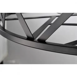 Leyton 24.4 in. Indoor Black Ceiling Fan with Light Kit and Remote Included by Warehouse of Tiffany -Warehouse of Tiffany Shop black warehouse of tiffany ceiling fans with lights dw01w03mb 44 1000