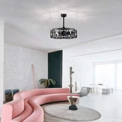 Hemming 26.8 in. Indoor Black Finish Ceiling Fan with Light Kit and Remote Included by Warehouse of Tiffany 23 Hemming 26.8 in. Indoor Black Finish Ceiling Fan with Light Kit and Remote Included by Warehouse of Tiffany -Warehouse of Tiffany Shop black warehouse of tiffany ceiling fans with lights dw01w05mb 31 1000