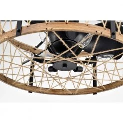 Delano 25.7 in. Indoor Black Ceiling Fan with Light Kit and Remote Included by Warehouse of Tiffany -Warehouse of Tiffany Shop black warehouse of tiffany ceiling fans with lights dw01w11ib 76 1000