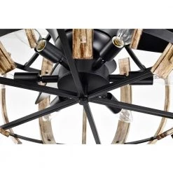 Matthias 26 in. Indoor Black Finish Ceiling Fan with Light Kit and Remote Control Included by Warehouse of Tiffany 21 Matthias 26 in. Indoor Black Finish Ceiling Fan with Light Kit and Remote Control Included by Warehouse of Tiffany -Warehouse of Tiffany Shop black warehouse of tiffany ceiling fans with lights dw01w28ib 44 1000