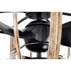 Matthias 26 in. Indoor Black Finish Ceiling Fan with Light Kit and Remote Control Included by Warehouse of Tiffany 19 Matthias 26 in. Indoor Black Finish Ceiling Fan with Light Kit and Remote Control Included by Warehouse of Tiffany -Warehouse of Tiffany Shop black warehouse of tiffany ceiling fans with lights dw01w28ib 4f 1000