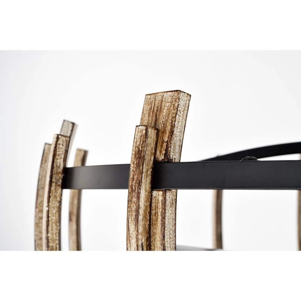 Matthias 26 in. Indoor Black Finish Ceiling Fan with Light Kit and Remote Control Included by Warehouse of Tiffany 5 Matthias 26 in. Indoor Black Finish Ceiling Fan with Light Kit and Remote Control Included by Warehouse of Tiffany - Image 3