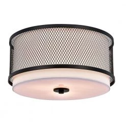 Vira 14 in. 3-Light Indoor Black Chandelier with Light Kit by Warehouse of Tiffany