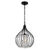 Johanne 14 in. 1-Light Indoor Black Pendant Lamp with Light Kit by Warehouse of Tiffany -Warehouse of Tiffany Shop black warehouse of tiffany chandeliers hm034 1 64 1000
