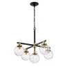 Carbon 27 in. 5-Light Indoor Black Chandelier by Warehouse of Tiffany -Warehouse of Tiffany Shop black warehouse of tiffany chandeliers hm084 5 64 1000
