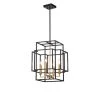 Hartwell 15 in. 4-Light Black Indoor Pendant Chandelier by Warehouse of Tiffany -Warehouse of Tiffany Shop black warehouse of tiffany chandeliers hm093 4 64 1000