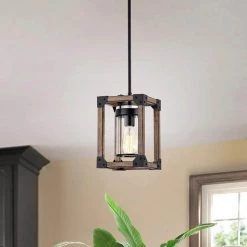 Kobe 7.4 in. 1-Light Indoor Black Pendant Light with Light Kit by Warehouse of Tiffany -Warehouse of Tiffany Shop black warehouse of tiffany chandeliers hm217a 1fwg 31 1000
