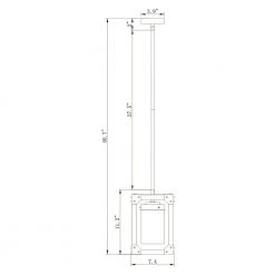 Kobe 7.4 in. 1-Light Indoor Black Pendant Light with Light Kit by Warehouse of Tiffany -Warehouse of Tiffany Shop black warehouse of tiffany chandeliers hm217a 1fwg 4f 1000