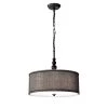 Penelope 17.7 in. 3-Light Indoor Black Pendant Lamp with Light Kit by Warehouse of Tiffany -Warehouse of Tiffany Shop black warehouse of tiffany chandeliers imp01 64 1000