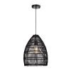 Naira 62 in. 1-Light Black Pendant Indoor Light with Light Kit by Warehouse of Tiffany 1 Naira 62 in. 1-Light Black Pendant Indoor Light with Light Kit by Warehouse of Tiffany -Warehouse of Tiffany Shop black warehouse of tiffany chandeliers imp731c 1 64 1000