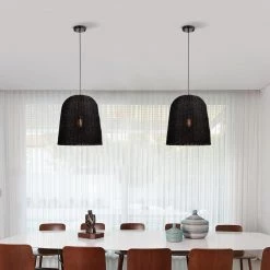 Miku 72.7 in. 1-Light Black Pendant Indoor Light with Light Kit by Warehouse of Tiffany -Warehouse of Tiffany Shop black warehouse of tiffany chandeliers imp735 1 31 1000