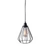 Antonia 10 in. 1-Light Indoor Black Finish Pendant Lamp with Light Kit by Warehouse of Tiffany -Warehouse of Tiffany Shop black warehouse of tiffany chandeliers ld4377 64 1000