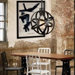 Gammon 12 in. 1-Light Indoor Black Pendant Lamp with Light Kit by Warehouse of Tiffany -Warehouse of Tiffany Shop black warehouse of tiffany chandeliers p1720 1 31 1000