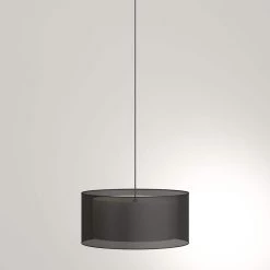 Fabiola 3-Light Black Brown Hanging Chandelier with Fabric Shade by Warehouse of Tiffany -Warehouse of Tiffany Shop black warehouse of tiffany chandeliers rl1063 1f 1000