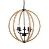 Fedelmid 5-Light Black Pendant by Warehouse of Tiffany