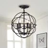 Shindan 16 in. 5-Light Indoor Black Chandelier with Light Kit by Warehouse of Tiffany -Warehouse of Tiffany Shop black warehouse of tiffany chandeliers rl8133bl 64 1000