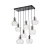 Beveen 8-Light Black Metal Pendant by Warehouse of Tiffany