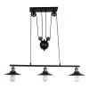 Darleen 9 in. 3-Light Indoor Black Chandelier with Light Kit by Warehouse of Tiffany -Warehouse of Tiffany Shop black warehouse of tiffany chandeliers wty079 64 1000