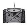 Mindor 21 in. 3-Light Indoor Black Pendant Lamp with Light Kit by Warehouse of Tiffany -Warehouse of Tiffany Shop black warehouse of tiffany chandeliers wty201 64 1000