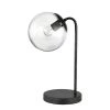 Wolbey 15.35 in. 1-Light Indoor Black Table Lamp with Light Kit by Warehouse of Tiffany