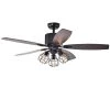 Cornelius 52 in. Indoor Black Finsh Remote Controlled Ceiling Fan with Light Kit by Warehouse of Tiffany 2 Cornelius 52 in. Indoor Black Finsh Remote Controlled Ceiling Fan with Light Kit by Warehouse of Tiffany -Warehouse of Tiffany Shop black warehouse of tiffany flush mount lights cfl 8395remo bl 64 1000