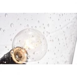 Ambrose 11 in. 3-Light Black Indoor Semi-Flush Mount with Light Kit by Warehouse of Tiffany -Warehouse of Tiffany Shop black warehouse of tiffany flush mount lights mx25 3 4f 1000