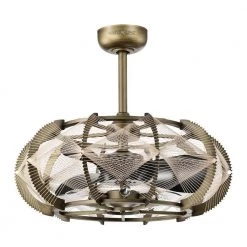 Xhosa 25 in. 5-Light Indoor Brass Finish Ceiling Fan with Light Kit by Warehouse of Tiffany -Warehouse of Tiffany Shop brass warehouse of tiffany ceiling fans with lights dy15y15wg 1f 1000