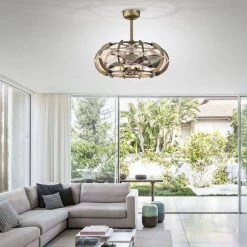 Xhosa 25 in. 5-Light Indoor Brass Finish Ceiling Fan with Light Kit by Warehouse of Tiffany -Warehouse of Tiffany Shop brass warehouse of tiffany ceiling fans with lights dy15y15wg 31 1000