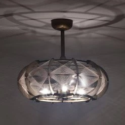 Xhosa 25 in. 5-Light Indoor Brass Finish Ceiling Fan with Light Kit by Warehouse of Tiffany -Warehouse of Tiffany Shop brass warehouse of tiffany ceiling fans with lights dy15y15wg c3 1000