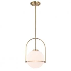 Moonrise 12 in. 1-Light Indoor Brass Lantern Pendant Ceiling Light by Warehouse of Tiffany -Warehouse of Tiffany Shop brass warehouse of tiffany chandeliers fd10028 1bs 4f 1000
